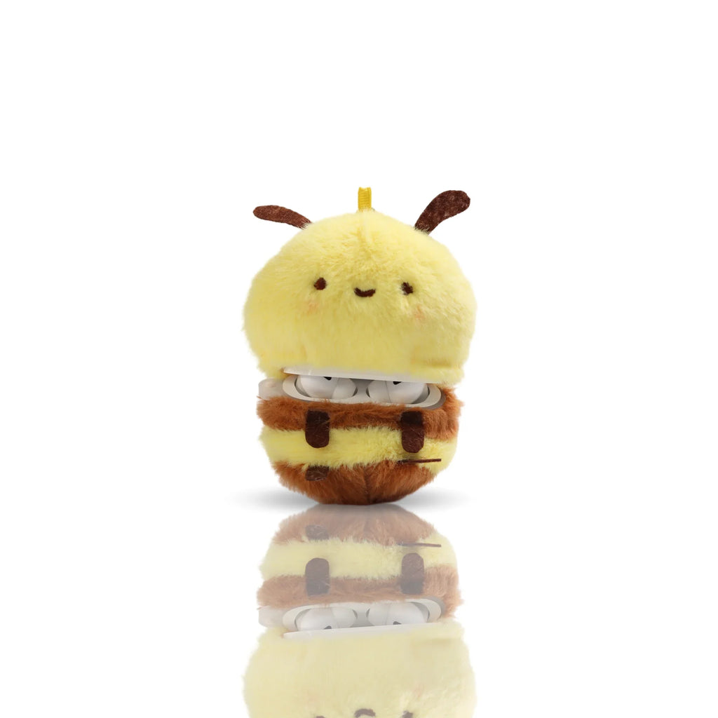 Happy Bee Plush Airpods Case