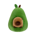 Fluffy Avocado Capybara Plushie