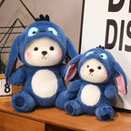 Fluffy White Bear Donkey Outfit Plushie