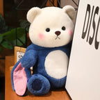 Fluffy White Bear Donkey Outfit Plushie